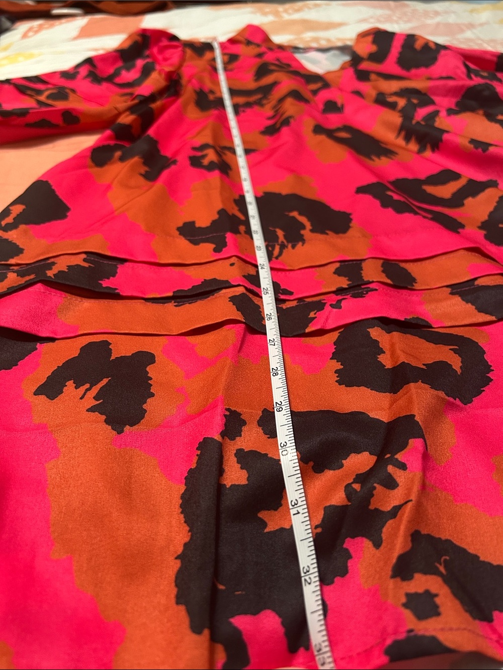Bright Pink Animal Print Tunic Dress - Picture 13 of 13